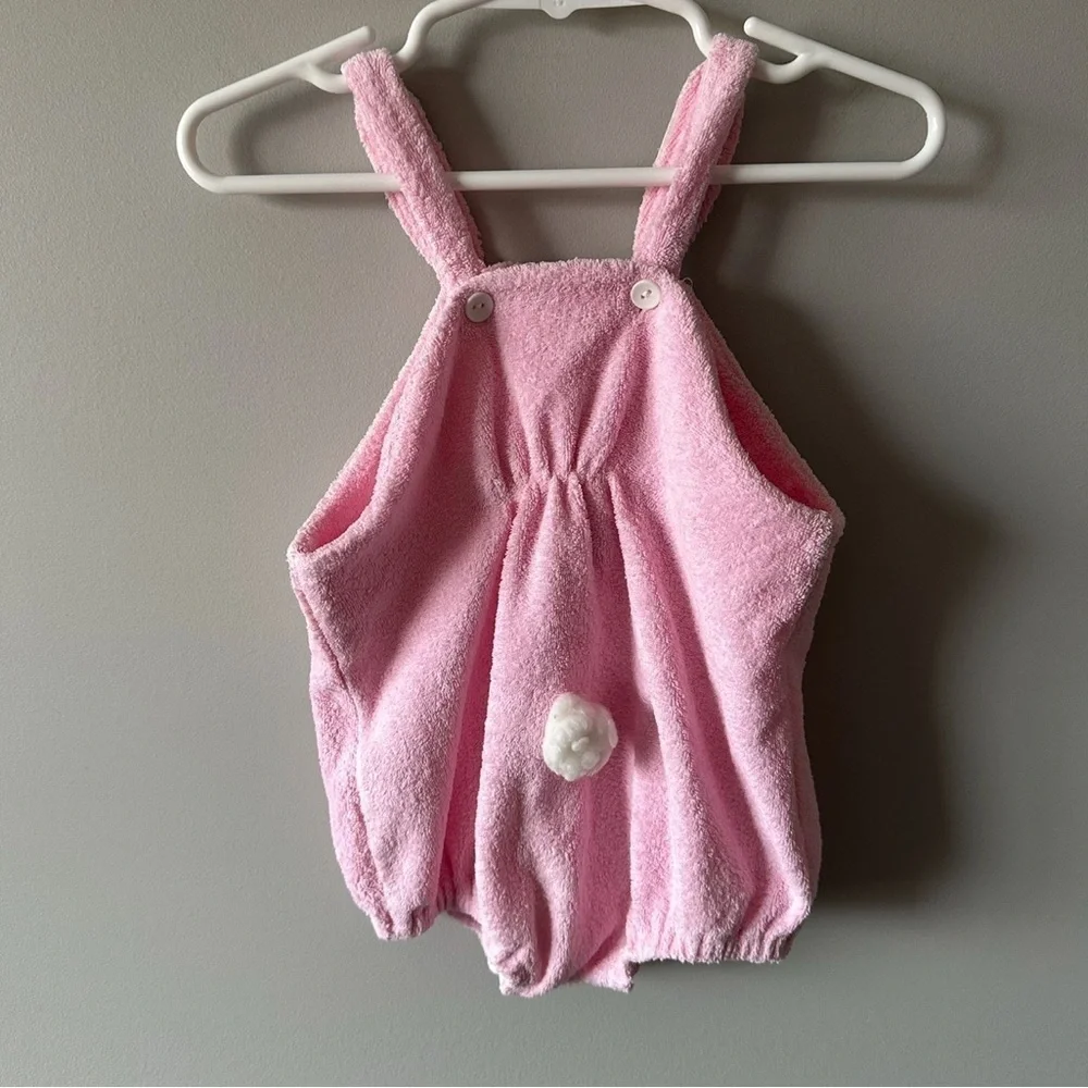 Vintage Alison Scott Spencerville Baby 12 Months Easter Bunny Bubble Romper